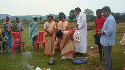 Blessing of the foundation stone