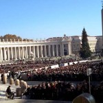 Papstaudienz, Rom, Italien