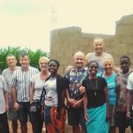 Italienische Missionare in Gorongosa, Mosambik