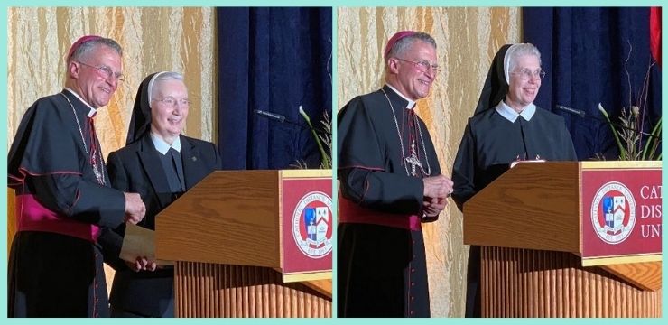 Penghargaan kepada Dua Suster di Catholic Distance University Gala di Washington, D.C.