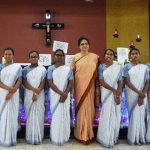 Die Postulantinnen in Patna berichten über ihren Eintrittstag